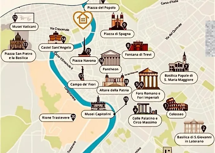 Daire Residenza Lungotevere Dei Mellini Roma